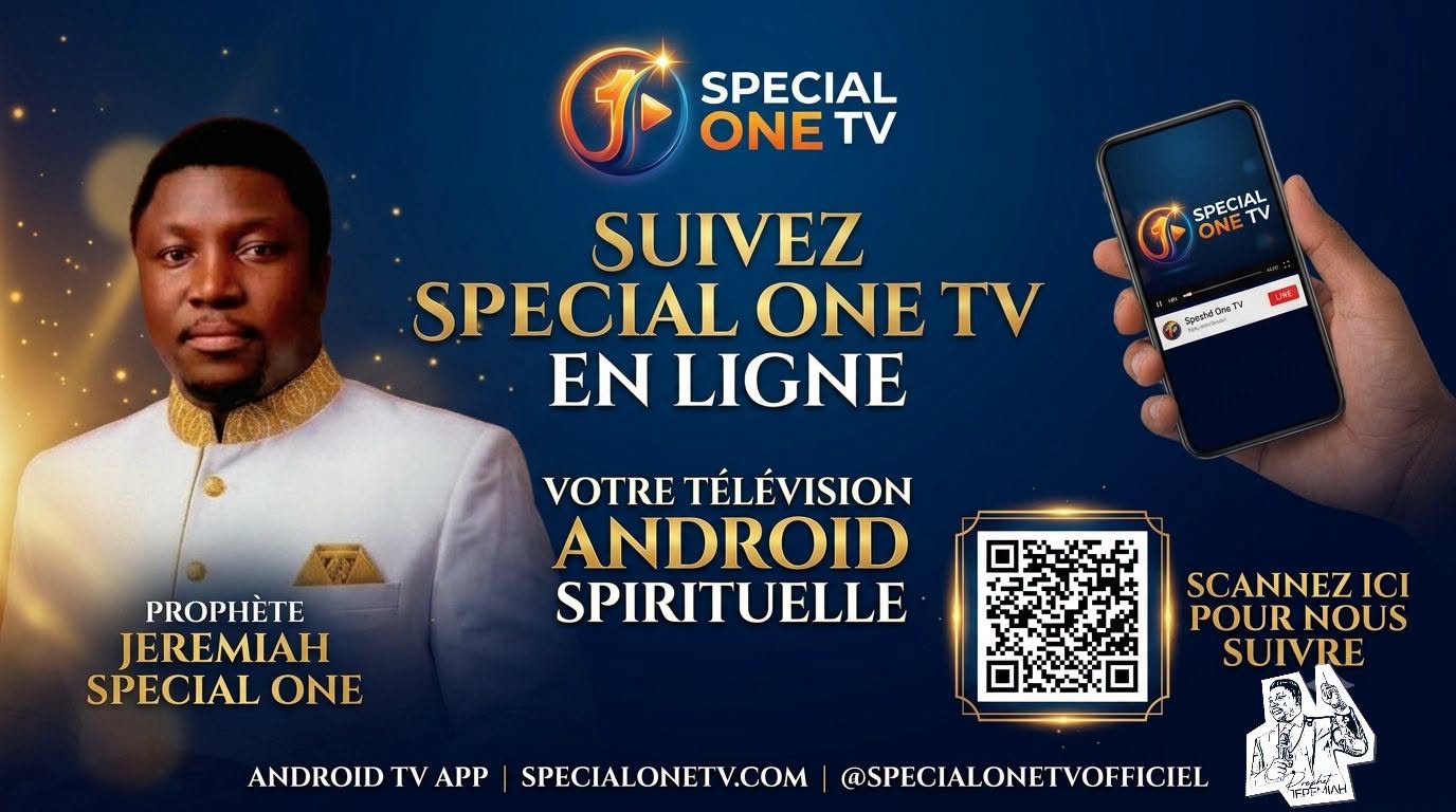 La télévision  SPECIAL ONE TV( la télévision de réveil spirituel des îles)