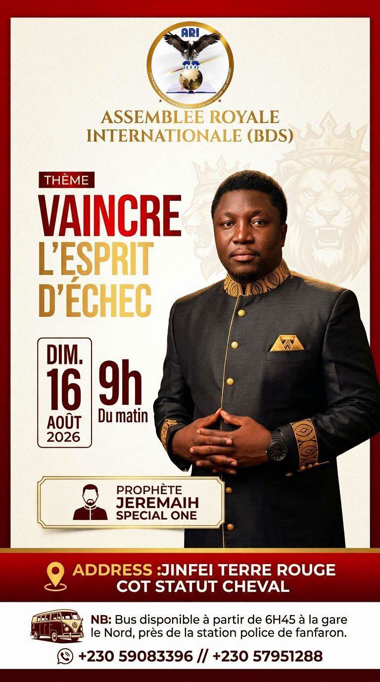 🚨 Ne laisse plus l'échec décider de ton avenir. Rejoins-nous ce dimanche !
