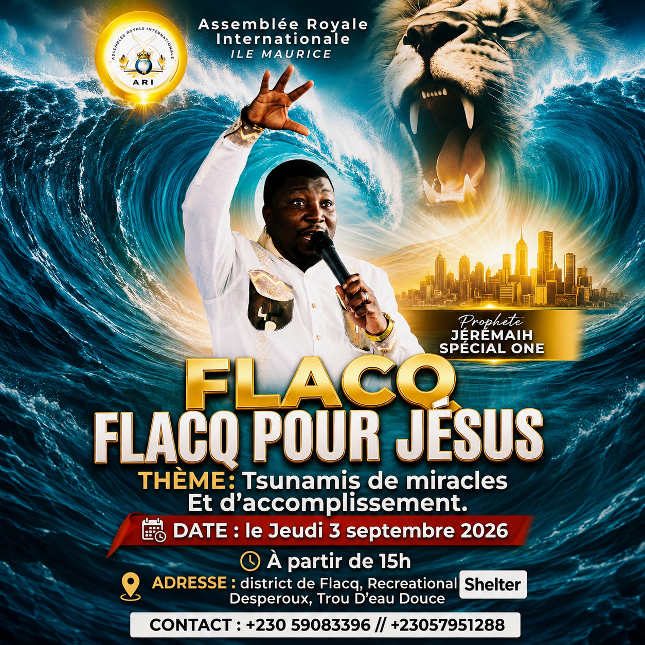 TSUNAMIS DE MIRACLES ET D'ACCOMPLISSEMENT